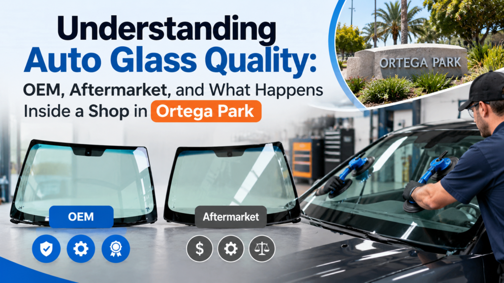 Understanding Auto Glass Quality: OEM, Aftermarket, and What Happens Inside a Shop in Ortega Park